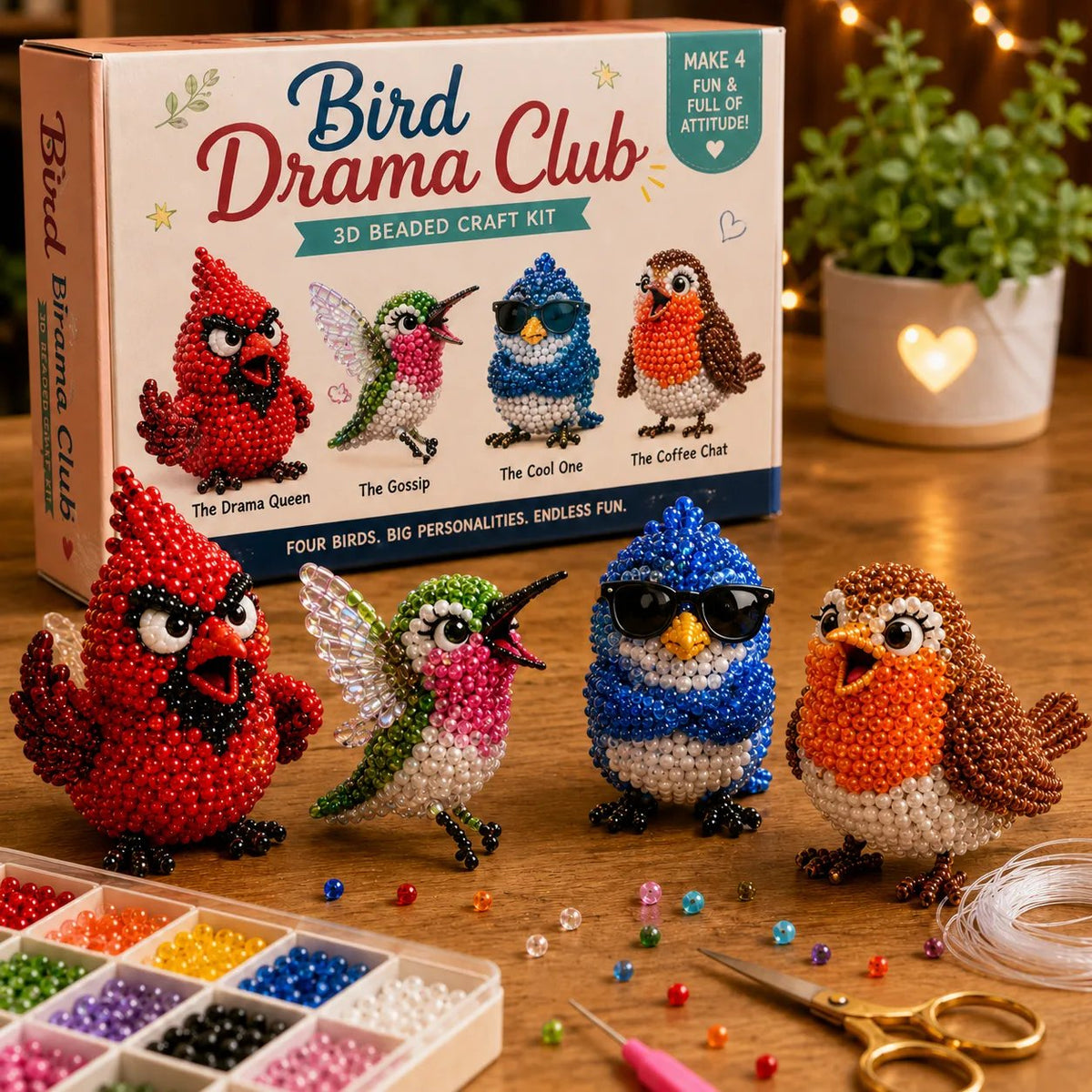 🎉✨ Creative Beaded Mini World 3D DIY Kit Collection