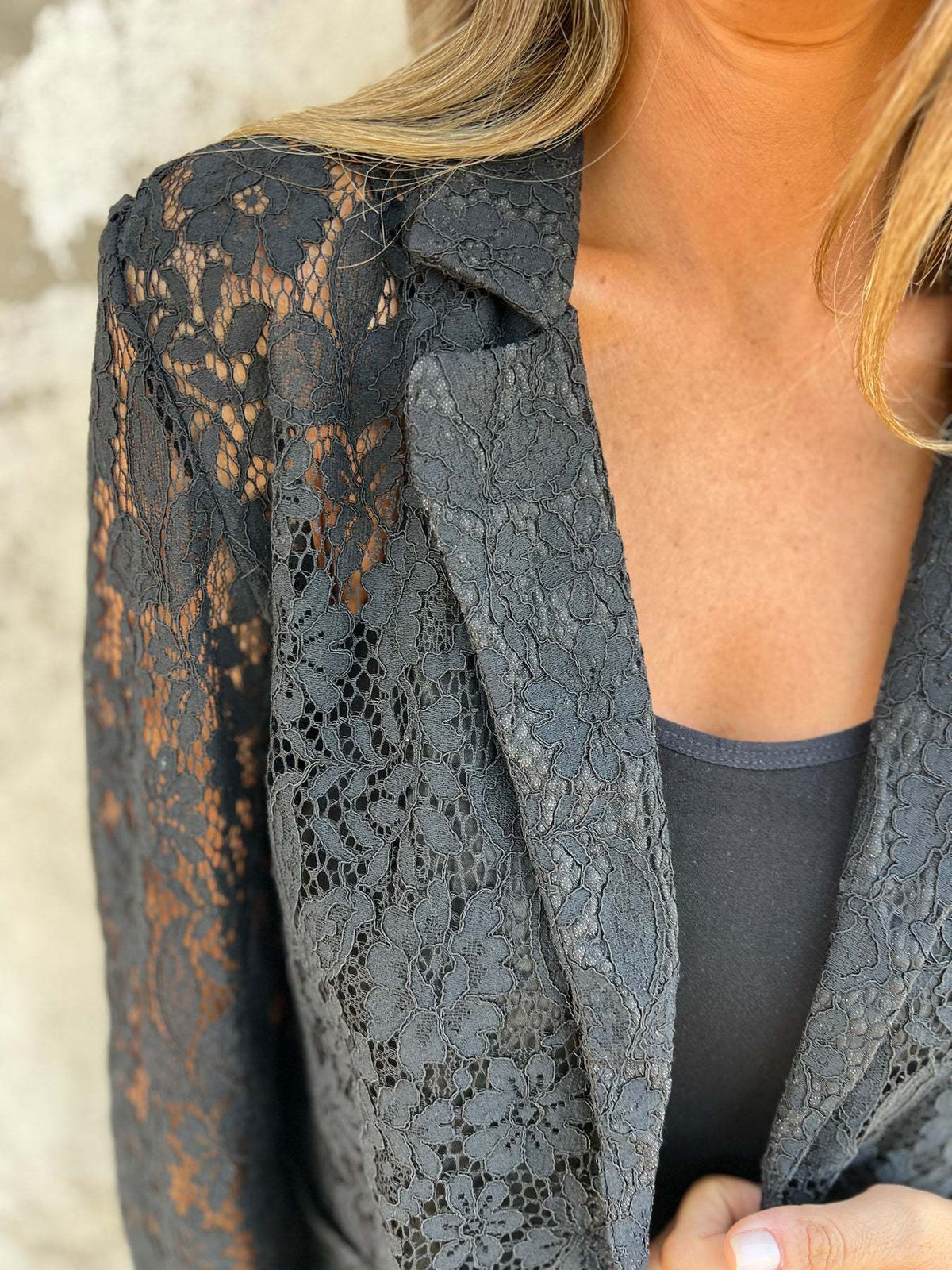 Blazer made of continuous lace mesh (Buy 2 Free Shipping)