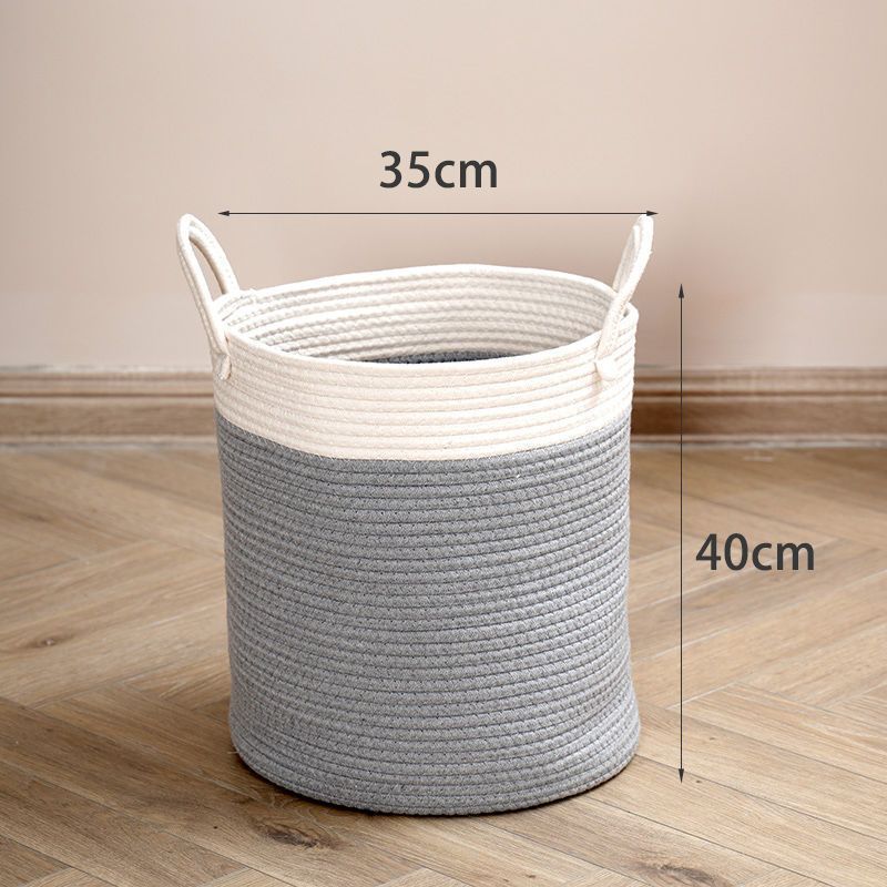 Handwoven Cotton Carryall Baskets
