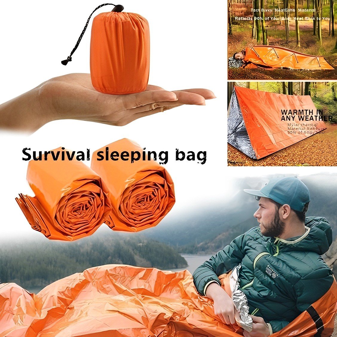 🔥HOT SALE🔥 49% off🔥Emergency Waterproof Sleeping Bag