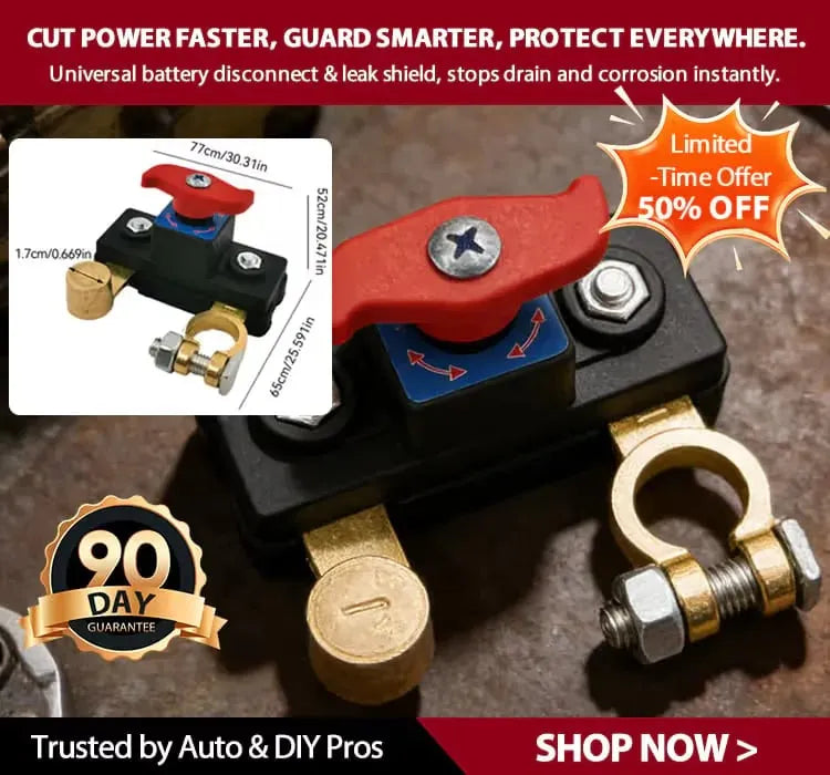 🔥HOT SALE🔥vehicle universal battery isolator leak prevention m