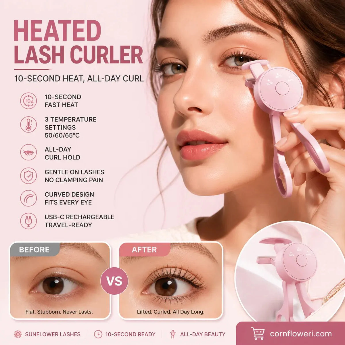 🎉Electric Heated Eyelash Curler