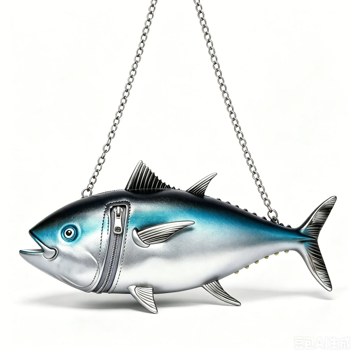 🐟 3D Tuna Shaped Crossbody Bag | Quirky Fashion Purse with Hidden Storage for Small Daily Essentials ✨