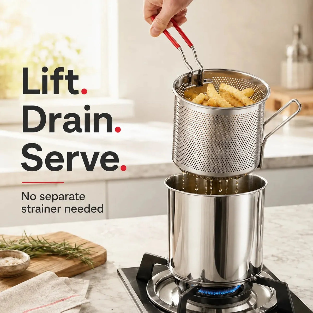 🎉🍟 Home Mini Deep Fryer – Skip Takeout, Make Fresh Fries & Snacks Anytime