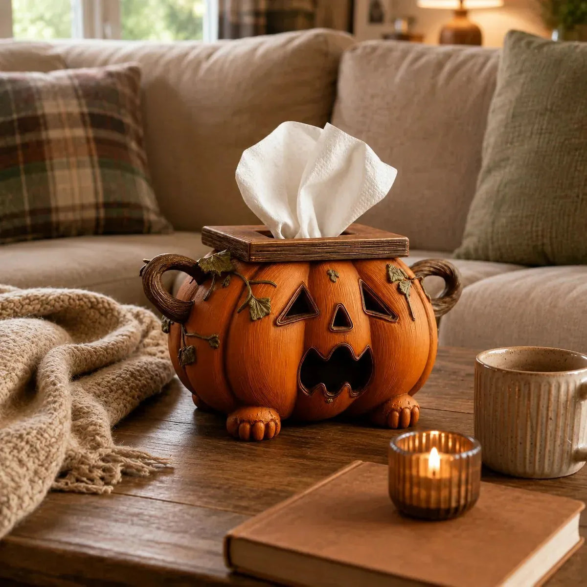 š„HOT SALEš„šš§»Pumpkin Tissue Box Cover
