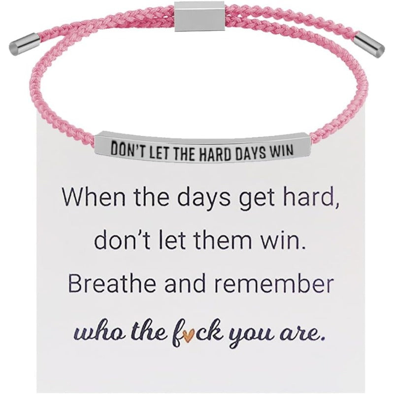 Motivational Tube Bracelet