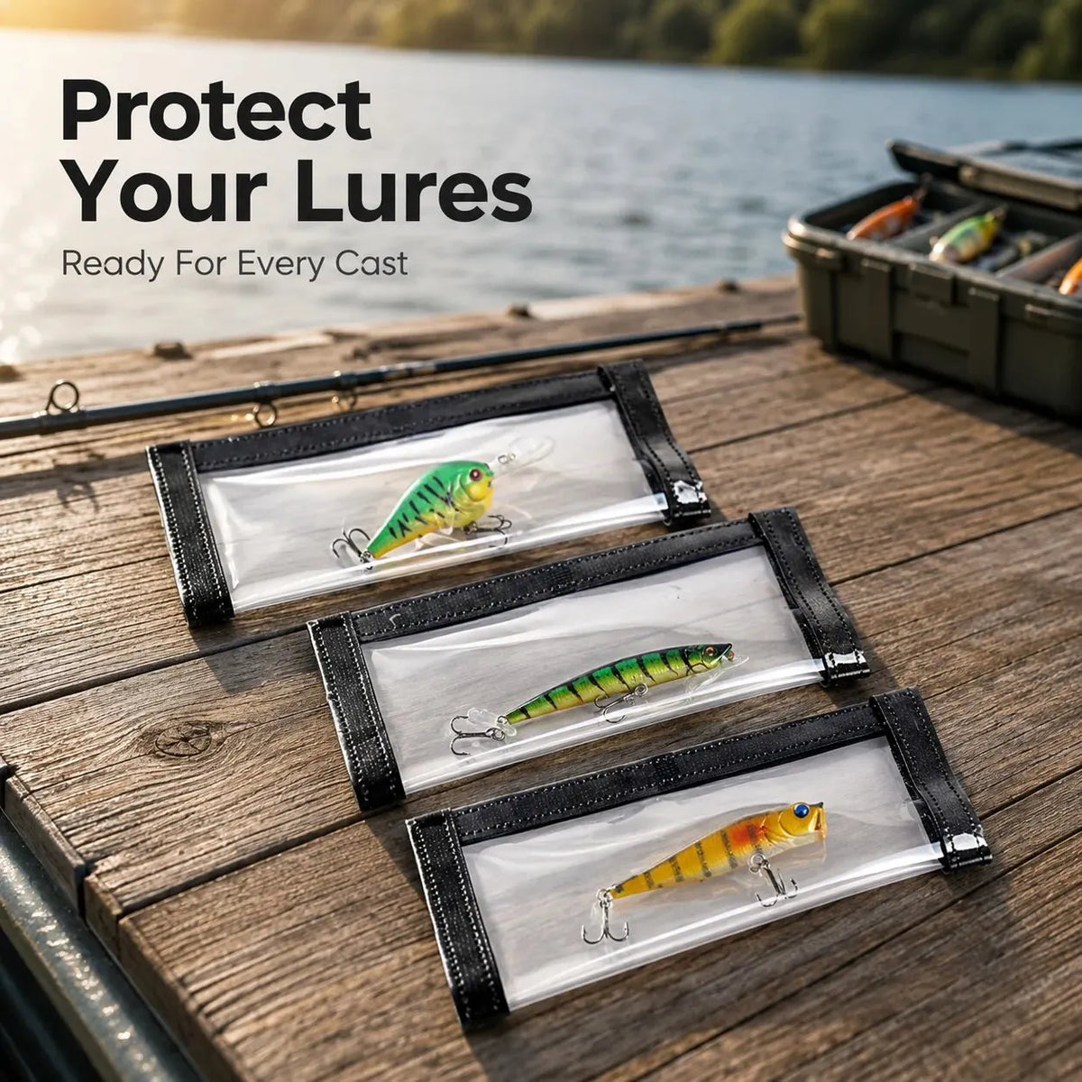 🔥HOT SALE🔥🎣 Fishing Lure Protective Case | Soft Bait Storage Box For Anglers