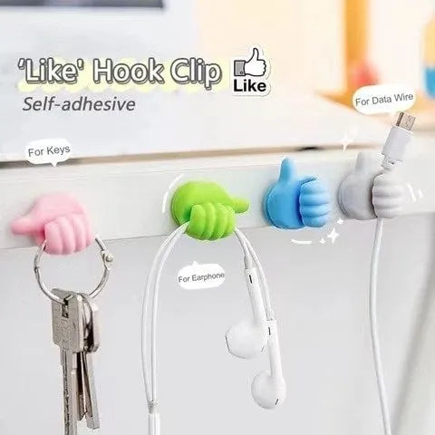 (🔥LAST DAY PROMOTION - SAVE 48% OFF) 10Pcs Creative Thumbs Up Shape Wall Hook