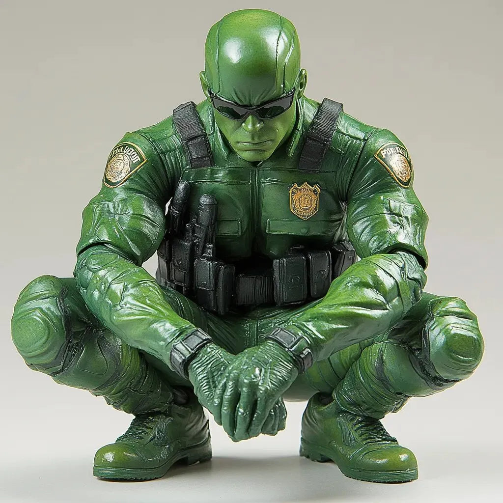 ⚡️FLASH SALE 49% OFF - Green Police Style & Action Series Figures