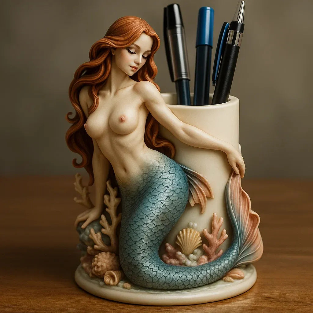 Sexy Mermaid Pen Holder