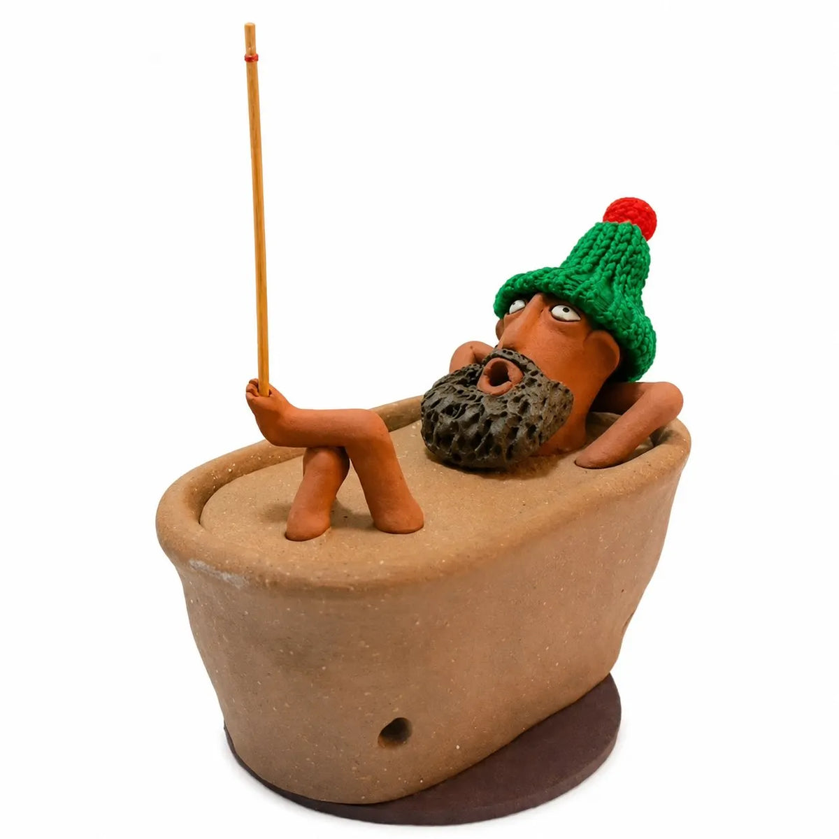 🎉Lazy Bath Man Incense Burner 🛁🧘
