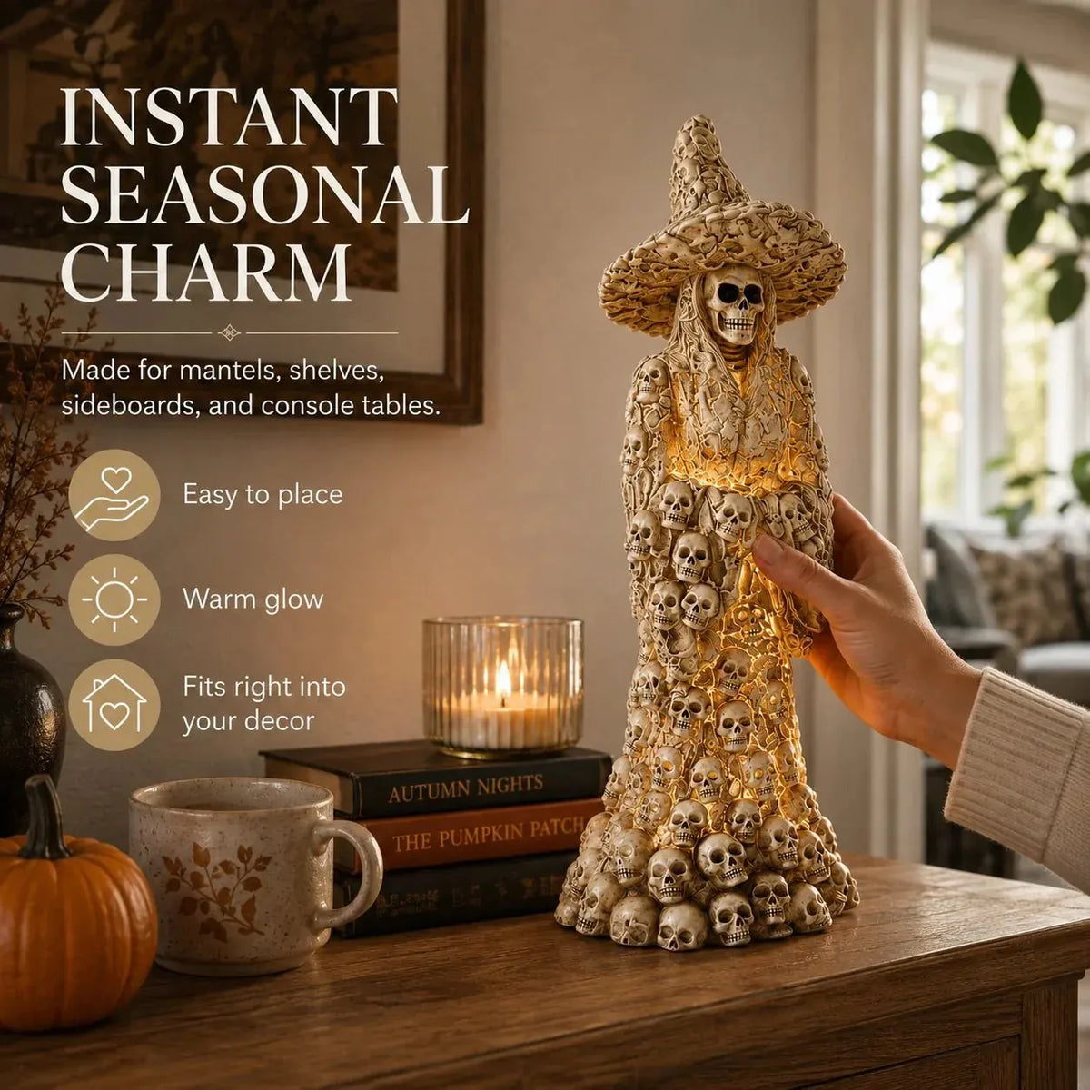 🔥HOT SALE🔥🔥Flash Sale 50% OFF-Skeleton Witch Ornament