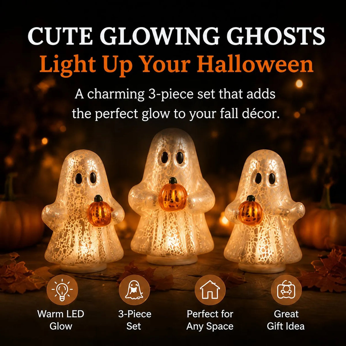 👻Glowing Ghost Set (3 pieces)