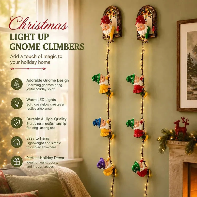 ๐๐ Christmas Gnome String Lights