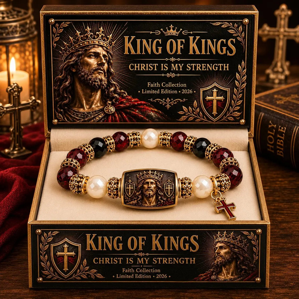 โ๏ธ Limited Edition Faith Bracelet Collection 2026 | 5 Sacred Designs, Comfortable Stretch Fit & Matching Devotional Gift Box ๐๐๏ธโจ