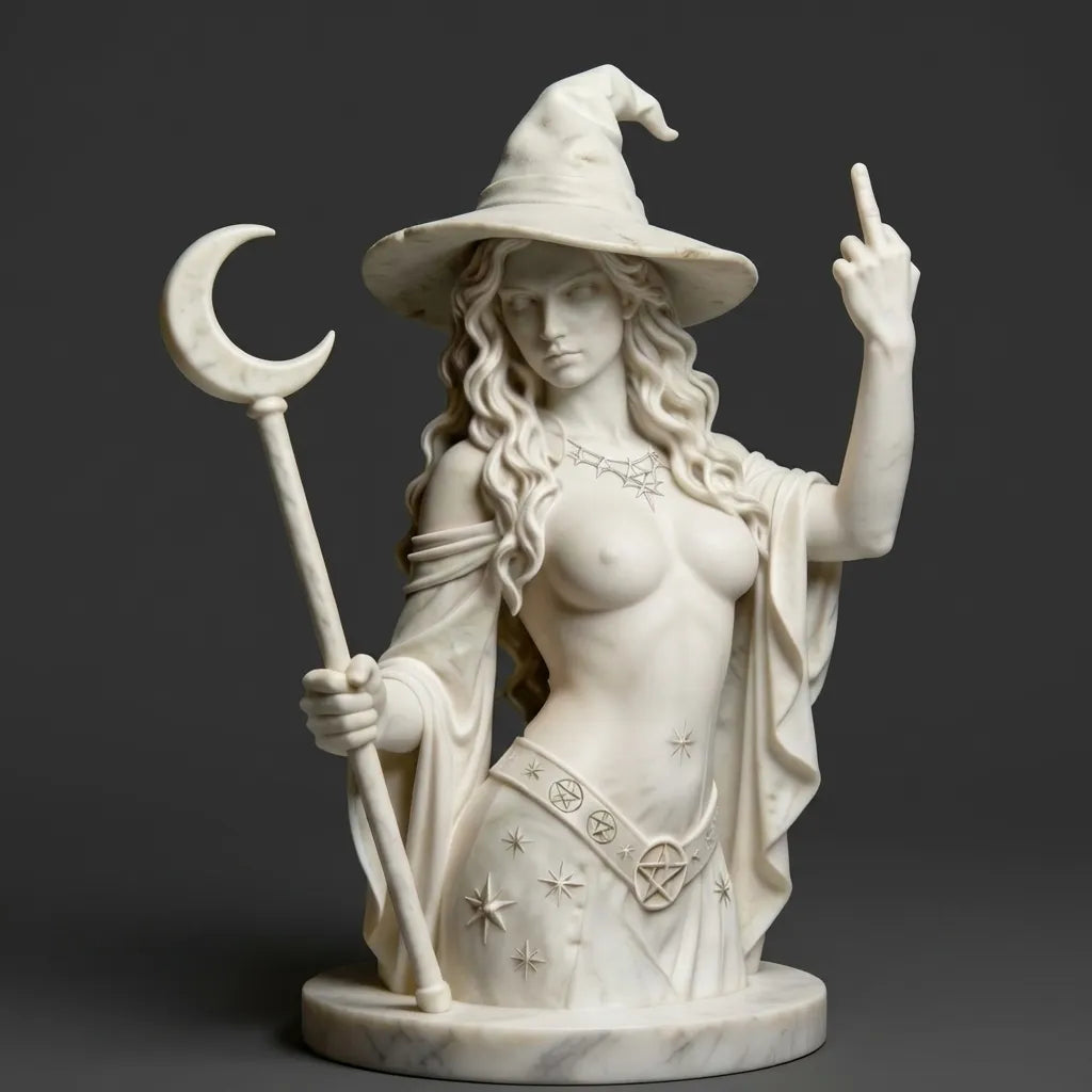 Rebellious Hecate Statue - Ancient Wisdom meets Modern Attitude