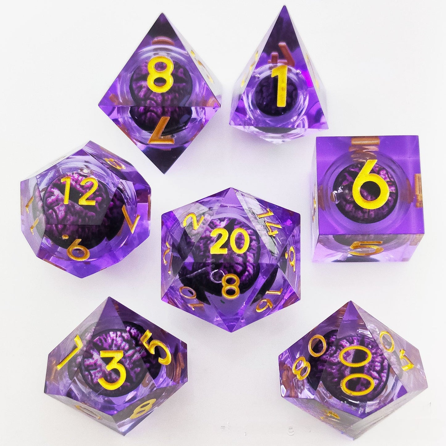 Cthulhu two-color dragon eye movable DND dice