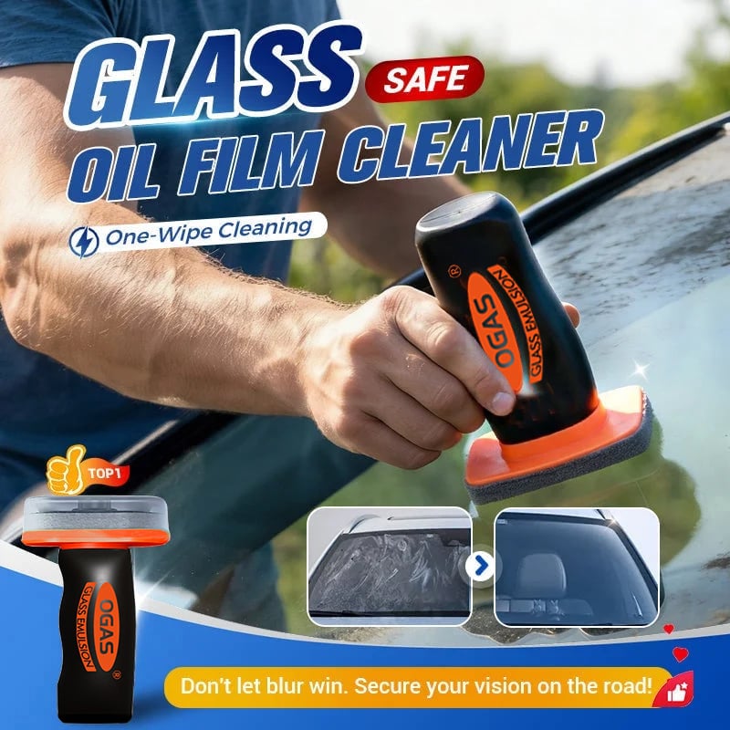 🎉⏰ Now only 49% off!🔥Buy 2 Get 1 Free🔥 Auto Glass Side Window Oil Film Removal Cleaner