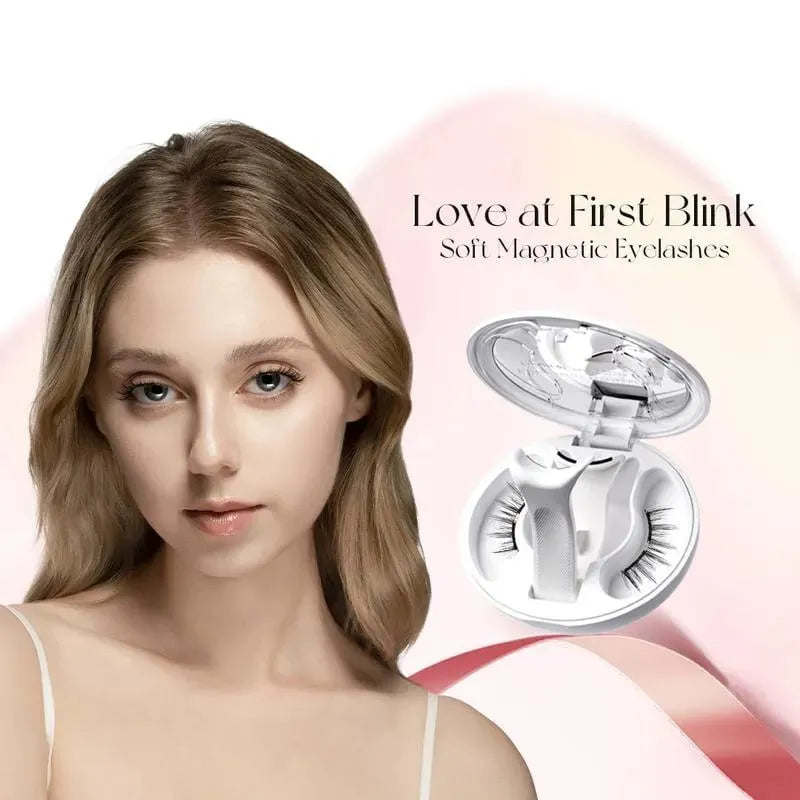 🔥 HOT SALE 🔥Soft Magnetic Eyelashes All-in-One Box, Reusable