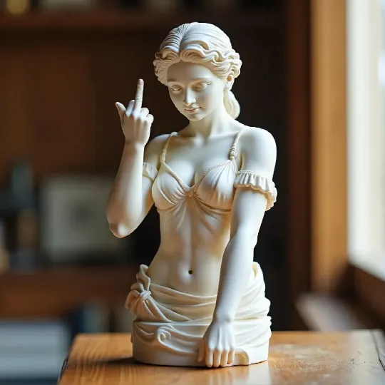 đ¨â¨ Venus with Attitude â The Original âTalk to the Handâ Icon!