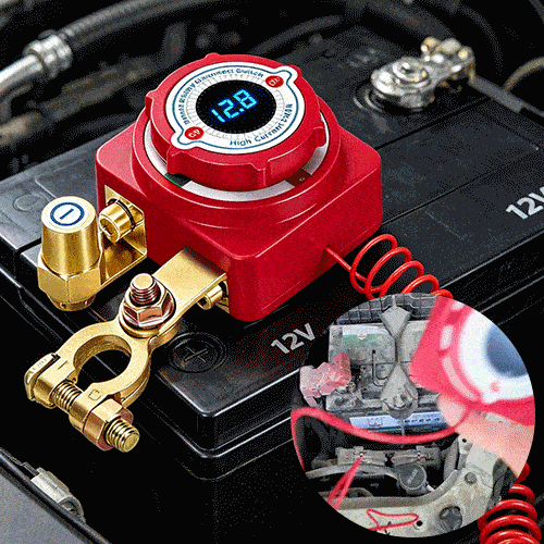 đ„HOT SALE 49% OFFđ12V/24V Remote Battery Disconnect Switch â 240A Heavy-Duty Kill Switch with LED Voltage Display for Car, Truck & RVâš