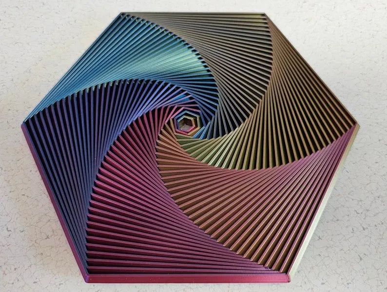 š„Last Day 50% OFFā”3D-Printed Fractal Fidget Hexagon(š„BUY MORE SAVE MORE)
