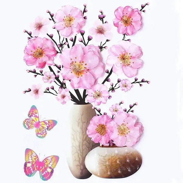🔥LAST DAY 49% OFF🔥Best Gift For Holiday 3D Vase Sticker