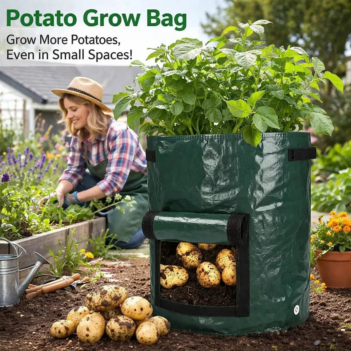 🔥 HOT SALE 🔥Planting Bag with Harvest Window