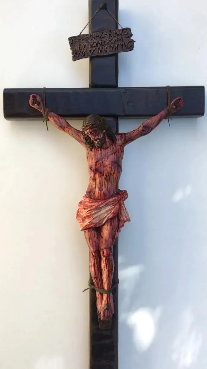 Realistic Crucifix Christ Wound For Meditation