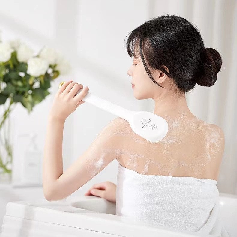 Bathroom 3-piece set🔥🔥Long Handle Bath Massage Cleaning Brush