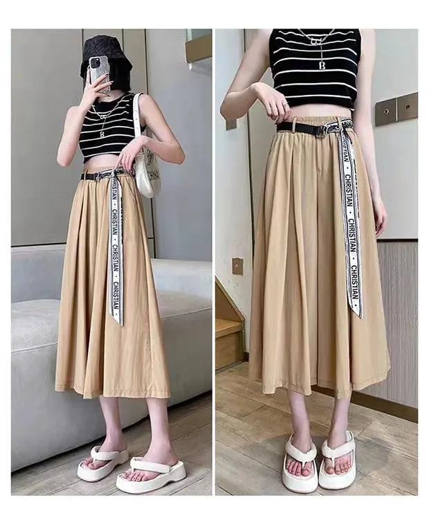 A-line Waistband Skirt Pants (Buy 2 free shipping)