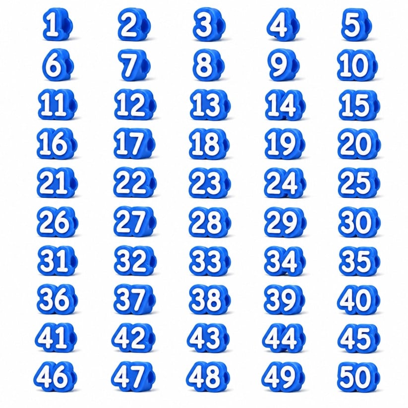 🎁Last Day 50% OFF - Numbered Pencil Toppers