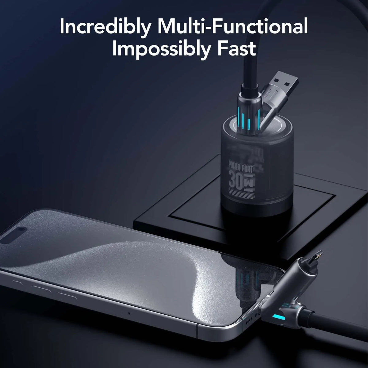 🔥 4-in-1 USB Charging Cable fast charging👍Buy 2 Free Shipping