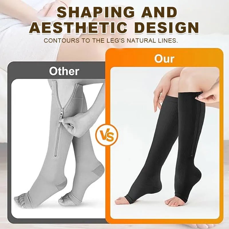 🎉🏃‍♂️ Sports Zipper Socks – Comfort, Support & Easy On/Off