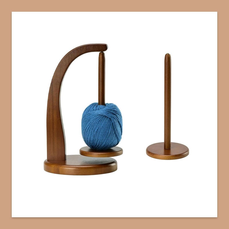Wooden Yarn Spool Rack | Crochet Gift for Knitting Lovers