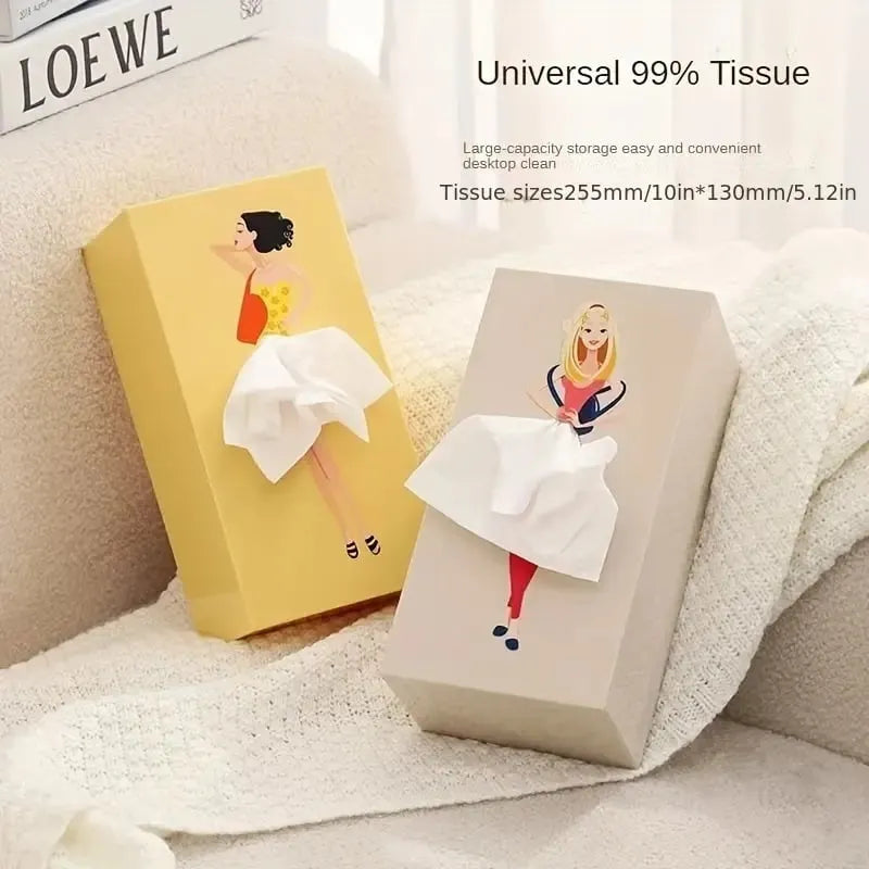 🔥Hot Sale 50% Off🔥👗Flying Skirt Tissue Box🧻