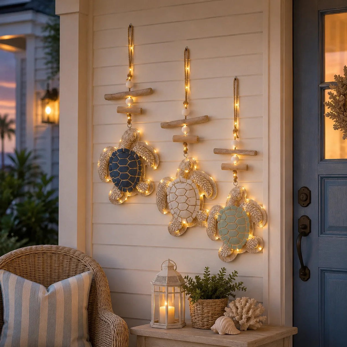 🔥HOT SALE🔥🔥Last Day 49% OFF🔥Glowing Coastal Sea Turtle Wall Art