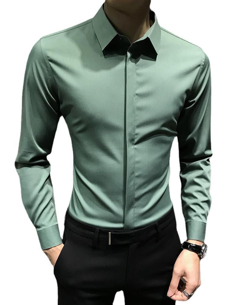 Men's Wrinkle-Free Button-Down Shirt