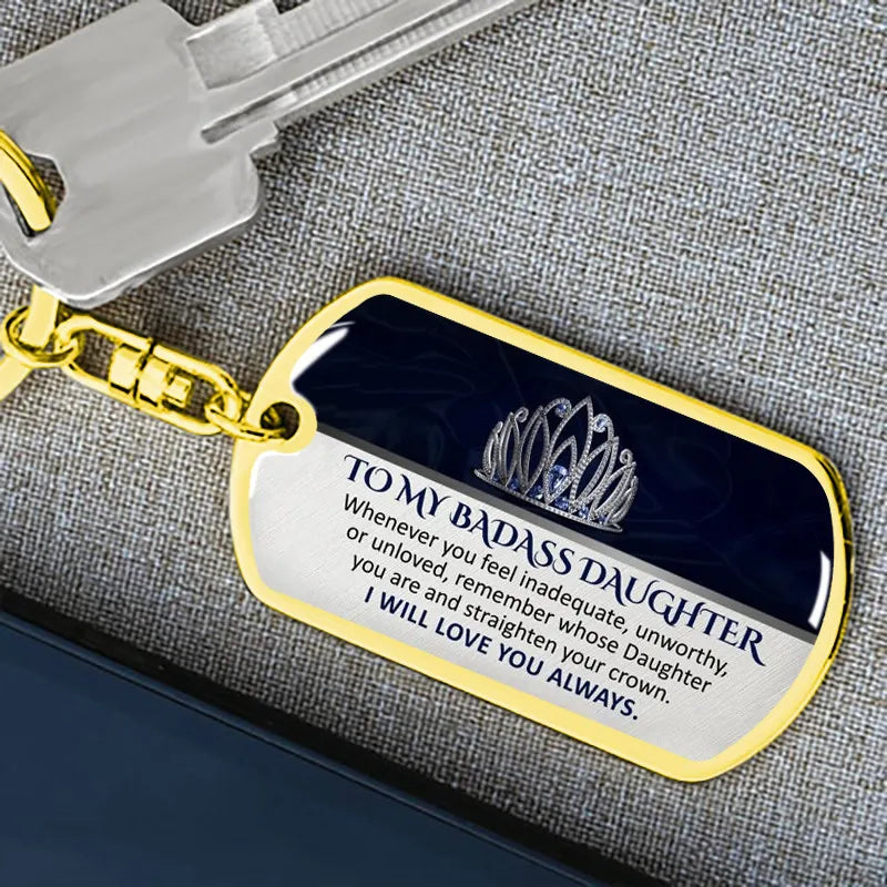 To My Grandson - Remember Whose Grandson You Are - Unique Keychain