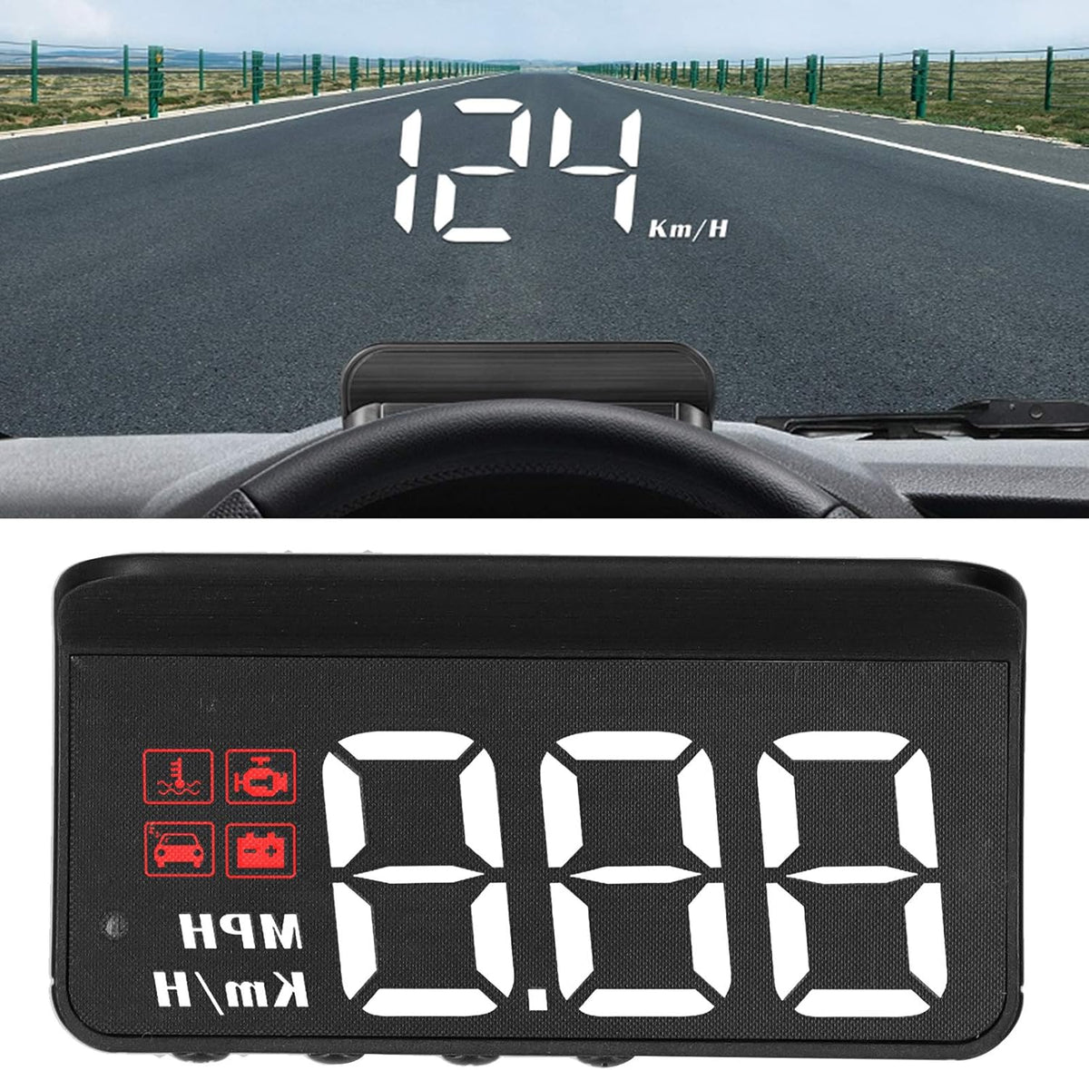 🎁New Year Hot Sale: HALF PRICE -OBD2 HUD Car Head Up Display Projector Speedometer
