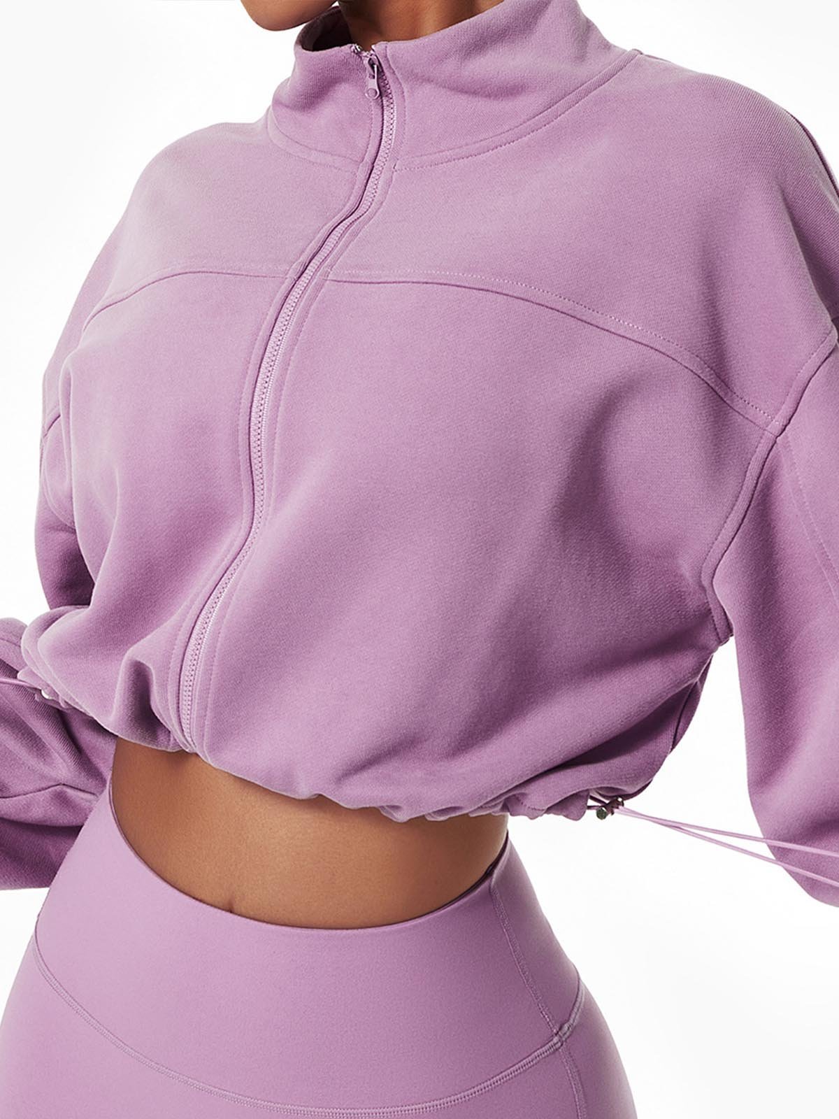 Terry Fleece Full Zip Sweatshirt