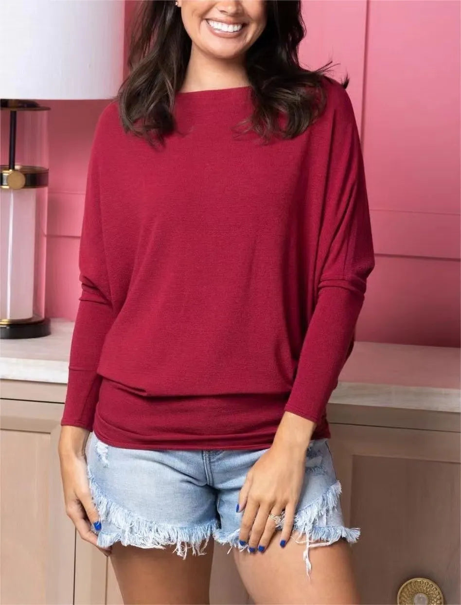 New Boatneck Dolman Top (Buy 2 Free Shipping)