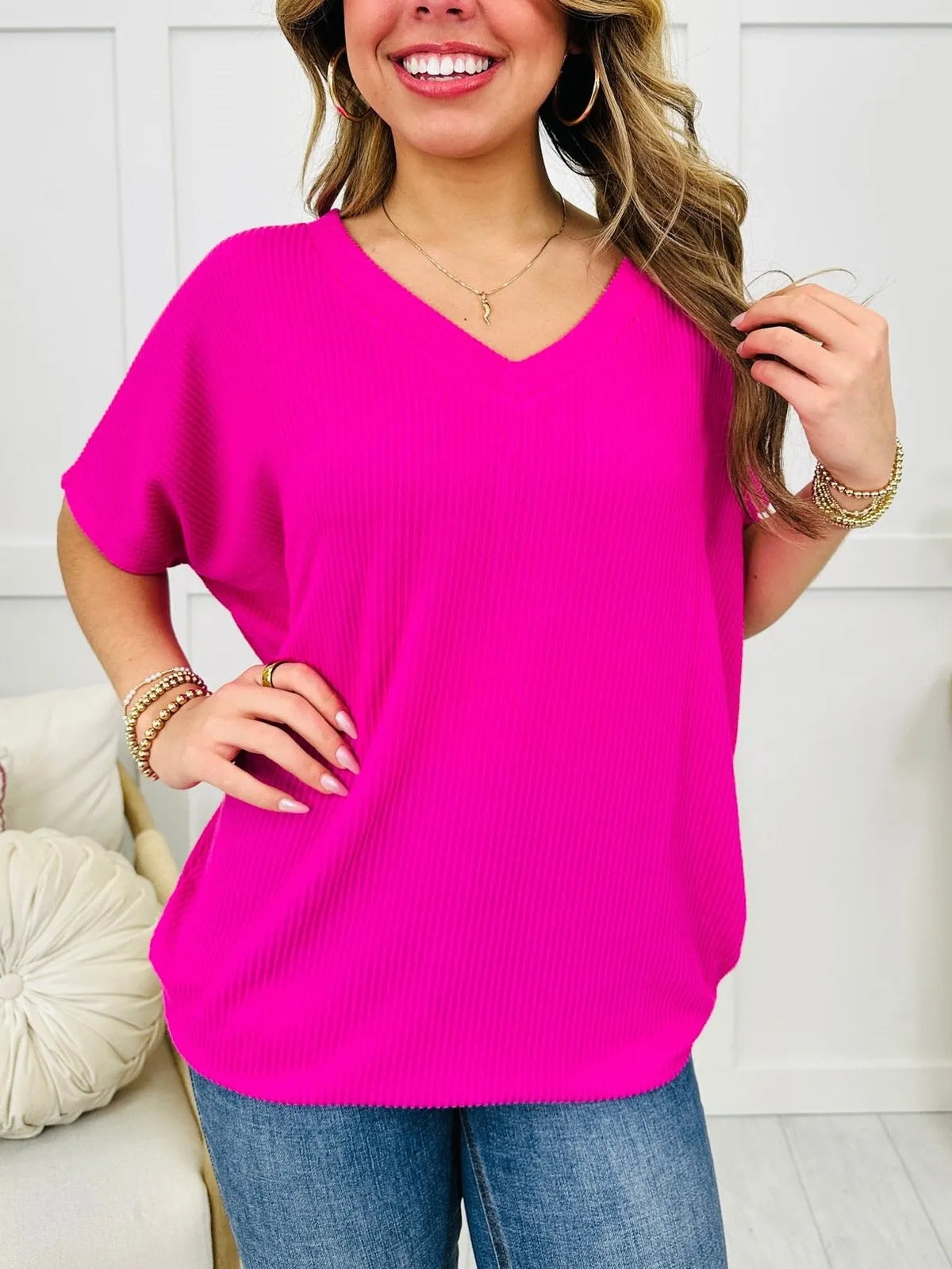🔥 49% OFF SUMMER SALE! Women's V-Neck Comfort Tee – Ultimate Soft & Breathable