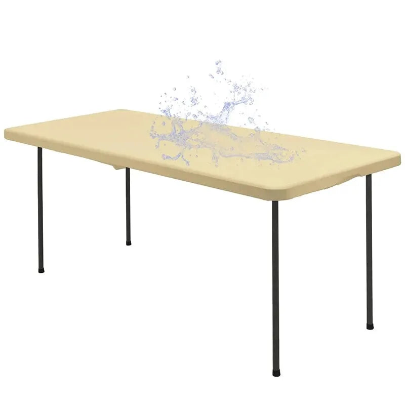 🎉Stretch Fabric Table Top Cap Cover – Elastic Edge, Waterproof & Reusable