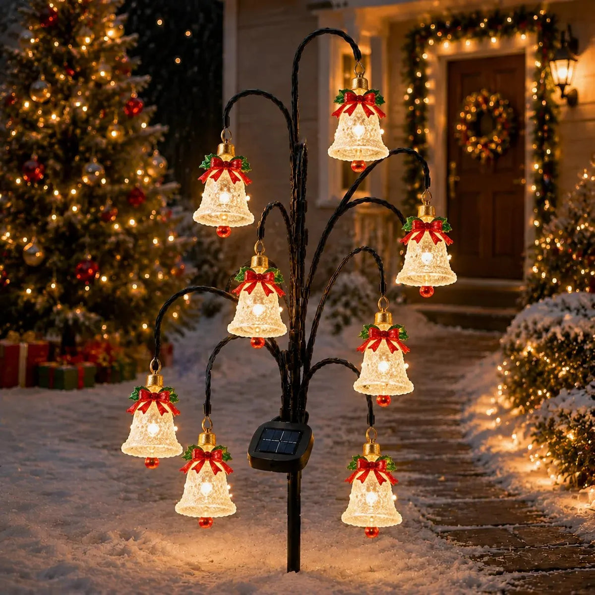 🎉⏳ Last Day 49% OFF – 🎄Solar Christmas Character Pathway Stake Light Collection | 5 Festive Designs with Warm White LEDs, Automatic Dusk-to-Dawn Lighting & Easy Ground-Stake Setup ✨