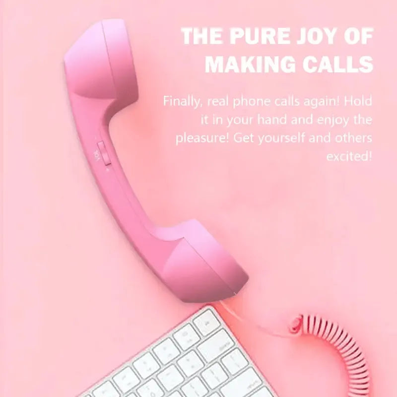 🎉 Retro telephone handset with Type-C interface 📞