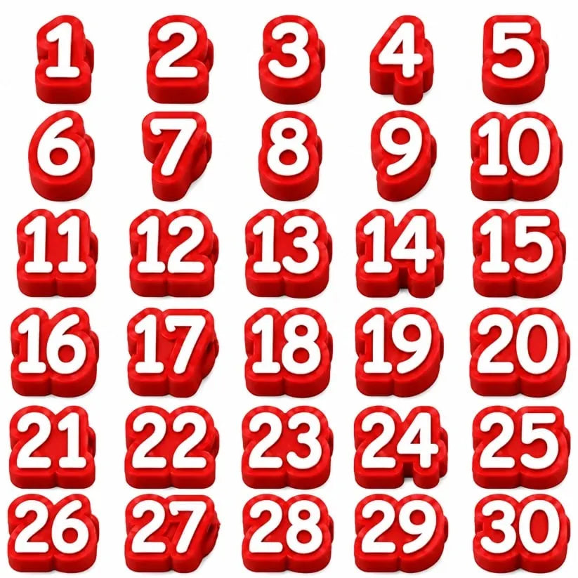 🎁Last Day 50% OFF - Numbered Pencil Toppers