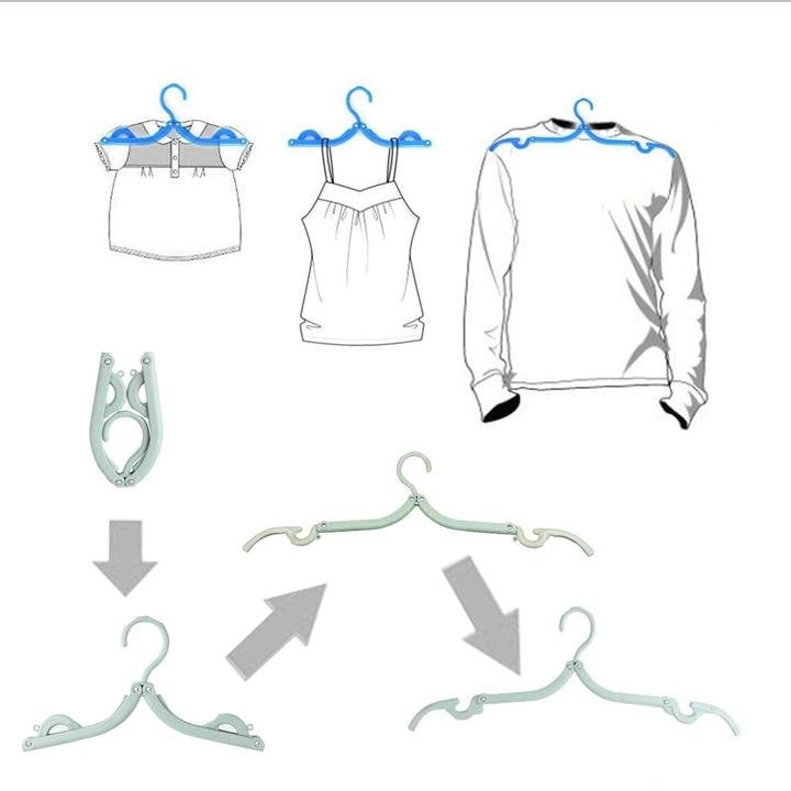Early Spring Hot Sale 48% OFF - Retractable Portable Travel Hangers 5 PCS / SET(BUY 3 SETS GET 1 FREE NOW)