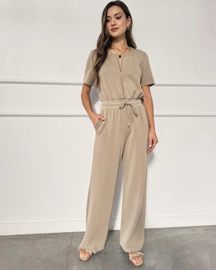 Cellajaneblog Rib Scuba Jumpsuit (Buy 2 Free Shipping)