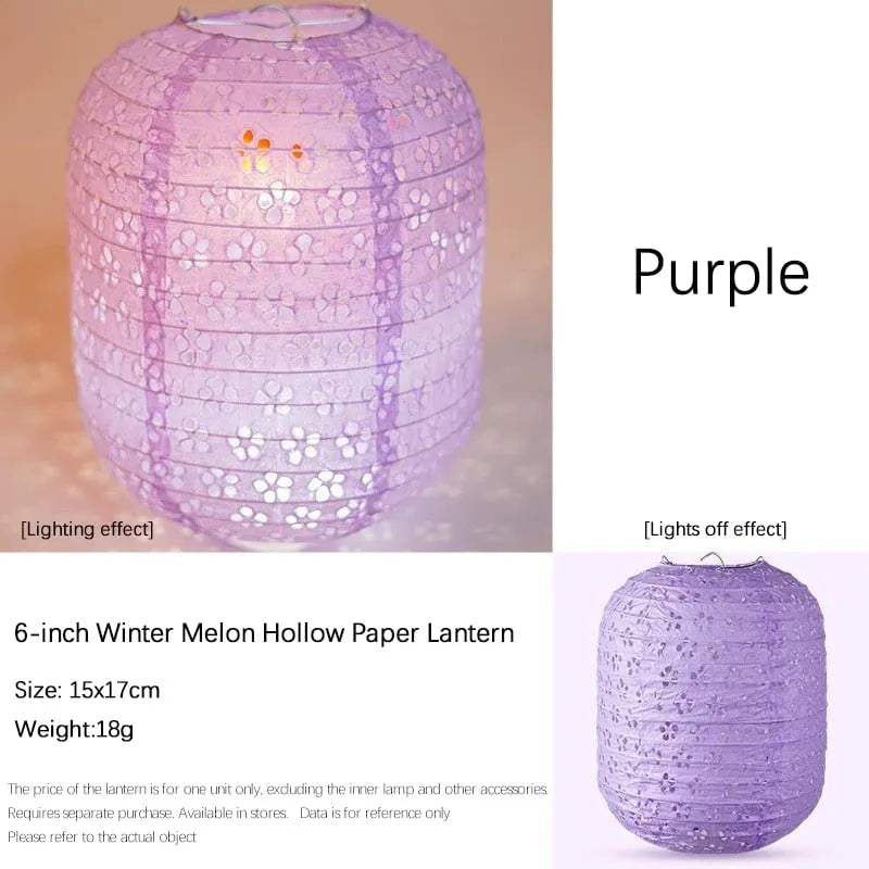 🔥HOT SALE🔥Hanging Colorful Paper Lanterns | Cut-out Patterns